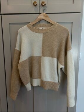 Mango Two Tone Sweater